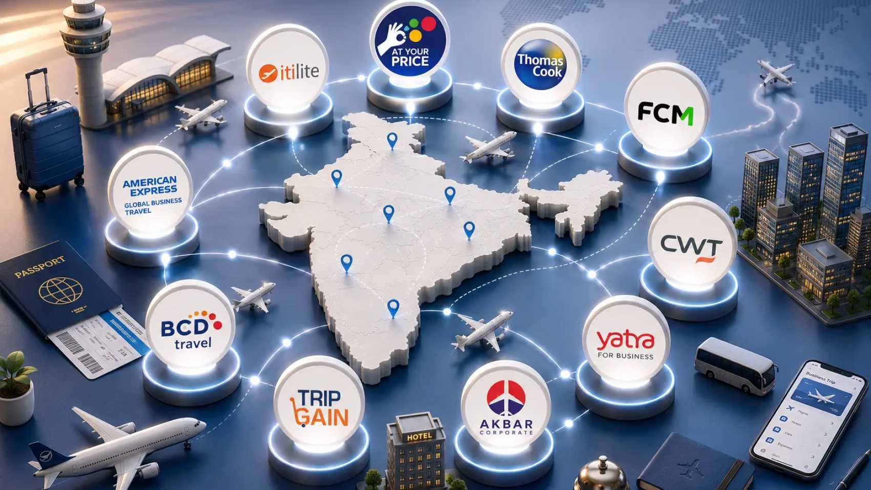 top 10 corporate travel agencies in india for smarter business travel